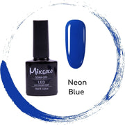 Mixcoco Soak-Off Gel Polish 15ml | Fluorescent | Neon Blue