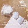 Sea Salt Glitter Powder CC09 | Sparkling Opal White Crystal Nail Glitter