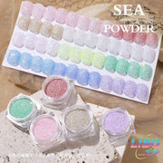 Sea Salt Glitter Powder CC11 | Crystal Nail Glitter