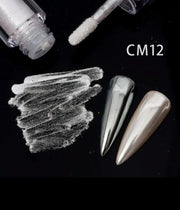 Nail Mirror Liquid Chrome Powder | CM Series