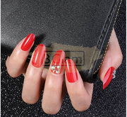 Full Cover Round Nail Tips Clear 100 Tips