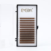 EMEDA Eyelash Extension | YY Caramel | 0.07 D Curl | Mixed 8-15mm