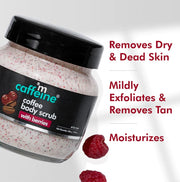 MCaffeine Moisturizing & Creamy Coffee Body Scrub with Berries - 200g