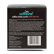 MCaffeine Moisturizing & Creamy Coffee Body Scrub with Berries - 200g