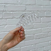 Large Claw Hair Clip | 11 cm | Clear