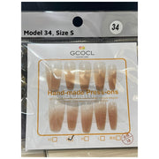 GCOCL Manicure Hand-Made Press On Nails | SG011-34 | 10 pieces/box