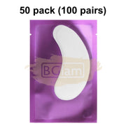 Lint Free Under Eye Gel Patch for Eyelash Extensions | Purple (1 pair per pack)