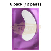 Lint Free Under Eye Gel Patch for Eyelash Extensions | Purple (1 pair per pack)