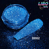 Reflective Disco Glitter Powder DD02 | Blue Nail Glitter