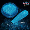 Reflective Disco Glitter Powder DD03 | Turquoise Nail Glitter