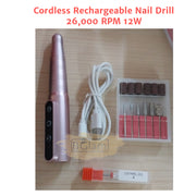 Cordless Rechargeable Nail Drill 26,000RPM 12W