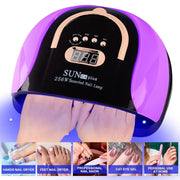 SUN C4 Plus UV LED Nail Lamp 256W | Purple/Black