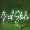 Neon Sign with Remote | White | Nail Studio 120*36.72cm
