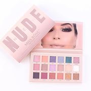 Miss Rose 18 Colors Eyeshadow Palette Glitter Makeup | Nude