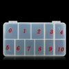 False Nail Tips Storage Box | 11 Slots | Numbered