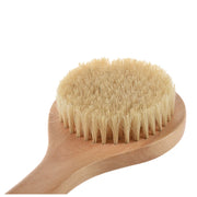 Bath Brush with Wooden Handle | Round