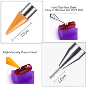 Wax Head Rhinestone Picker & Dotting Pen with Cap