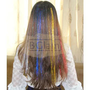 Hair Tinsel | Shiny Fairy Extensions Sparkly Strands 120Cm