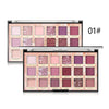 Miss Rose 18 Colors Eyeshadow Palette | Shadow Disc Pearl Light Matte | 01