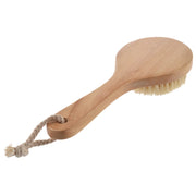 Bath Brush with Wooden Handle | Round