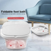 Foldable Foot Tub with heat, bubble massage & massage rollers with remote