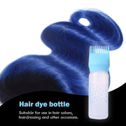 Hair Dye Applicator Bottle with Comb