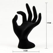 Black Velvet Hand Display (rings not included)