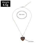 Fashion Jewelry | Love Carved Heart Necklace