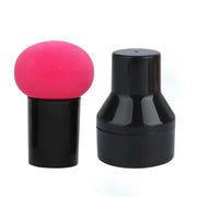 Mushroom Head Makeup Sponge with handle (Dry & Wet Use)