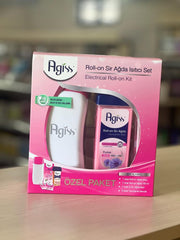 AGISS Electric Roll-On Wax Kit | Carton | (Heater, 1x Roll-On Wax, Epilation Cloth & Cleansing Wipes)