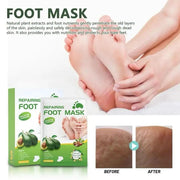 Foot Mask | Exfoliating | Shea Butter & Avocado ( 5 pairs)