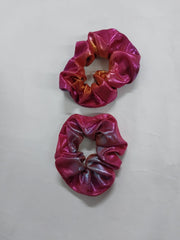 Shiny Multi-Colored Hair Scrunchies (1 piece)