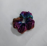 Shiny Multi-Colored Hair Scrunchies (1 piece)