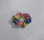 Shiny Multi-Colored Hair Scrunchies (1 piece)