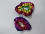 Shiny Multi-Colored Hair Scrunchies (1 piece)