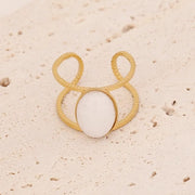Fashion Jewelry- Ring with Oval centered