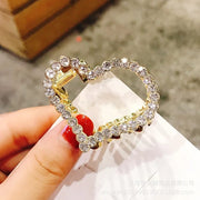 Gold Hair Claw Clip Length 4.8 cm Diamond