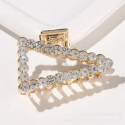 Gold Hair Claw Clip Length 4.8 cm Diamond