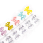 60 pcs Clear Bow Tie Shaped Nail Swatch