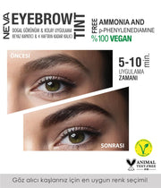 Neva Ammonia-Free Eyebrow Tint | 1 Pure Black | Vegan