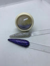 Nail Glitter Powder | Purple Effect (shown on white and black gel polish)