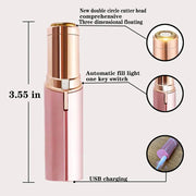 Flawlbss Brow Trimmer USB Rechargeable with LED Light