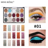 Miss Rose 15-Color Glitter Eyeshadow Palette | 01