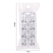 40 pcs Clear Bear Head Shaped Nail Swatch