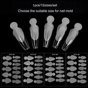 Reusable Silicone French Molds for Dual Form Full Cover Tips