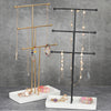 T-Shape Metal Jewelry Display Stand (Organizer only)