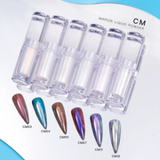 Nail Mirror Liquid Chrome Powder | CM Series