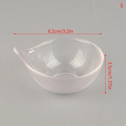 Tear Drop Clear Glass Bowl