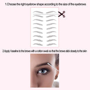 Eyebrow Tattoo Stickers | Brown 07