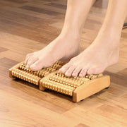 5 Rows Double-Sided Wood Foot Massage Roller 29*15cm